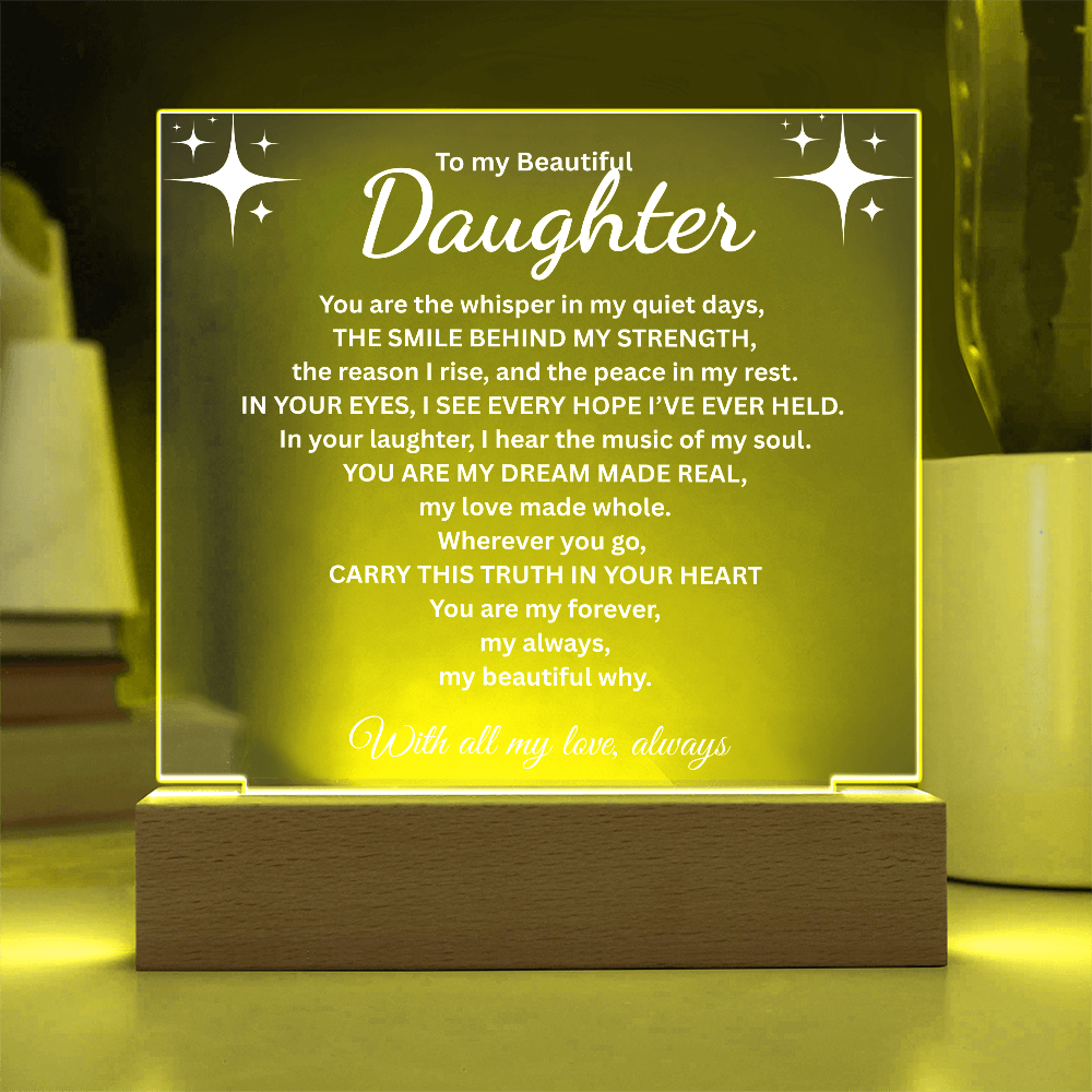 To my Daughter/The smile behind my strength