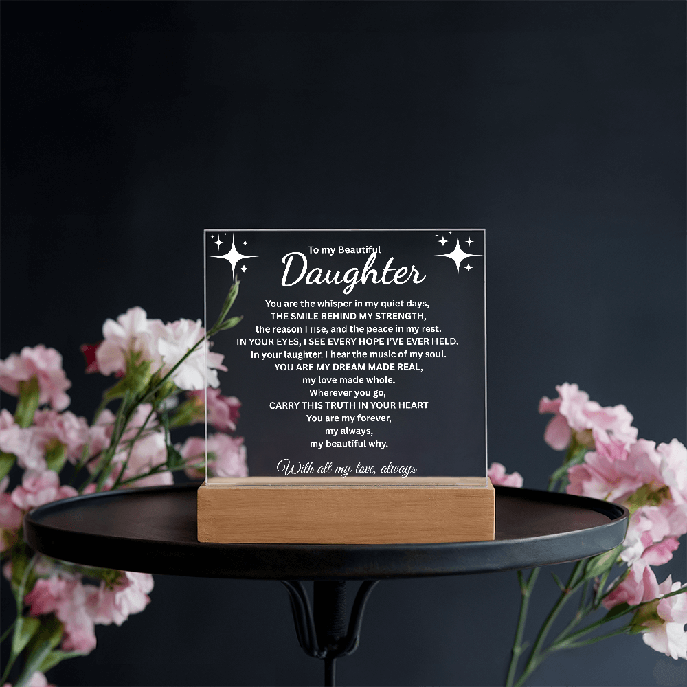 To my Daughter/The smile behind my strength